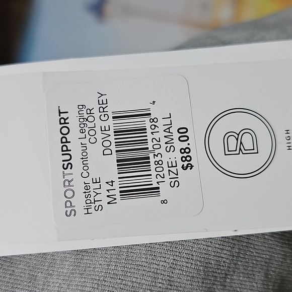 Blanqi Hipster Contour Gray Leggings Size Small Maternity NWT - Picture 6 of 8